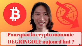 Info Crypto  Pourquoi la crypto monnaie dégringole  chute aujourd’hui  Bitcoin sous 30000 🟡🔻 [upl. by Fenwick991]