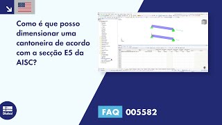 EN EN FAQ 005582  Como é que posso dimensionar uma cantoneira de acordo com a Secção E5 da A [upl. by Htesil334]