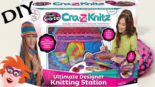 CraZKnitz breiring en breiraam  breien voor beginners CraZArt [upl. by Ardnossac152]