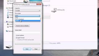 Format a USB Drive amp Use Disk Check Utility  Windows 7 [upl. by Ettigirb]