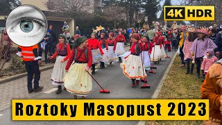 Roztoky Masopust 2023  The biggest Carnival celebration in the Czech Republic 4K HDR ASMR [upl. by Harl347]