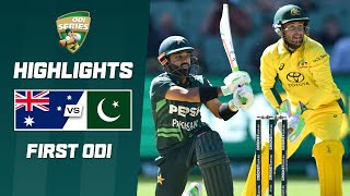 Australia v Pakistan  First ODI  ODI Series 202425 [upl. by Garlinda]