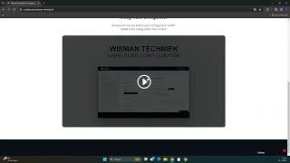 Uitleg  Wisman Kabelrups Configurator [upl. by Cirdla]