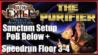 PoE 322 THE PURIFIER sanctum speed run Version PoB included More defense still enough damage [upl. by Moreen42]