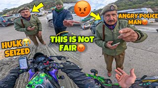 Angry Police Seized😡 Modified Hulk  This is not Fair😡 Snow Ride Episode 1 Kawasaki H2r [upl. by Anneuq]