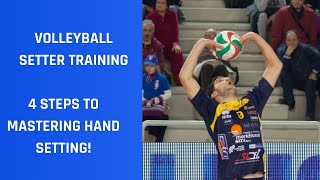 Volleyball Setter Training 4 STEPS TO MASTERING SETTING TECHNIQUE [upl. by Alih]