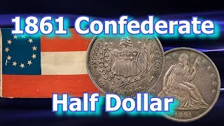 Ultra Rare 1861 Confederate Half Dollar to be Auctioned in November 2017 [upl. by Clava101]