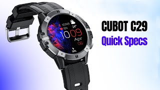 Cubot C29 With 152 inch TFT Display 410 mAh Battery 100 sports modes [upl. by Bonnibelle]