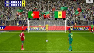 Portugal vs Senegal Penalty Shootout 🔥 Cristiano Ronaldo vs K  Koulibaly 🔥 [upl. by Harihs]