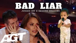 Amazing 1 year old baby sings Bad Liar song in Americagot talent [upl. by Weissberg811]