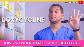 Doxycycline How to Use It amp 3 Common Side Effects [upl. by Burrows870]