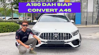 A180 dah siap convert A45 dah xpayah nak pening2 nak convert😍😍 [upl. by Idoj]