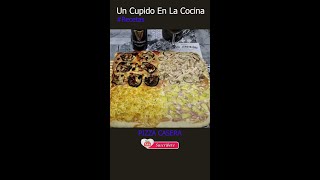 🌈 Recetas de cocina italiana 👉 PIZZA CASERA FACIL Shorts [upl. by Goltz243]