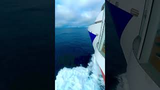 THE moment PampO Cruises ARVIA amp IONA MEET AT SEA [upl. by Analad772]