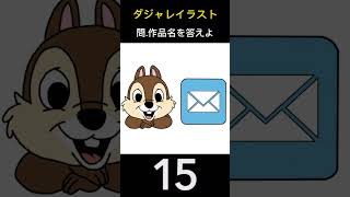 ダジャレイラスト 103 こんちくわ ダジャレ イラスト ディズニー チップとデール [upl. by Ahsekyt]