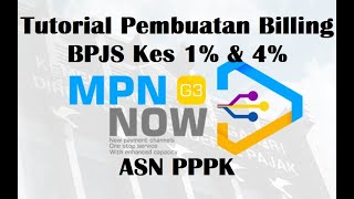 TUTORIAL PEMBUATAN BILLING BPJS KESEHATAN 1 dan 4 ASN PPPK PART5 [upl. by Nahgen794]