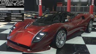 GTA 5  DLC Vehicle Customization Lampadati Michelli GT and Review [upl. by Anilas]