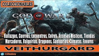 God of War  Midgard Veithurgard Guía de Coleccionables 100 [upl. by Harrad]