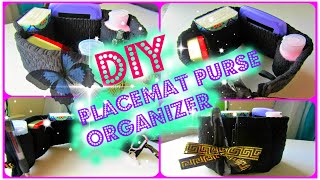 DIY Placemat Purse Organizer [upl. by Tdnerb]