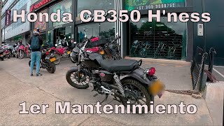 Honda CB350 Hness  Primer mantenimiento  Bogota Colombia  P O V Sound  4K [upl. by Andres741]