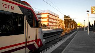 Megafonia Calella Rodalies a Hospitalet de Llobregat CAT CAST ENG [upl. by Lunsford]