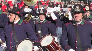 Fanfara Storica Alpina di Vicenza  Carnevale Ivrea 2018 [upl. by Vashtia]