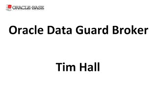 Oracle Data Guard Broker [upl. by Desdemona]