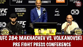 Full UFC 284 Makhachev vs Volkanovski Pre Fight Press Conference [upl. by Atter]