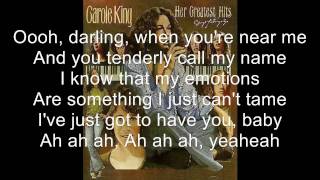 Carole King I feel the earth move lyrics [upl. by Nah]