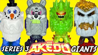 NEW Akedo Battle Giants Series 3 Ultimate Arcade Warriors Volcrag Shatterclaw Bucktooth Tailwhip [upl. by Hilly256]