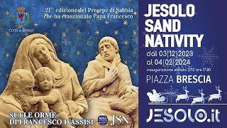 Jesolo Sand Nativity  2023 [upl. by Sadira]