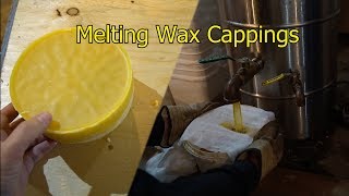 Melting my beeswax cappings [upl. by Grimbal]