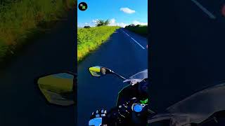 Overtaking on the A39 and riding by Exmore Ponies on a kawasakininja [upl. by Norton129]