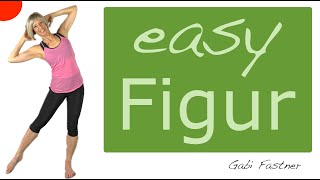 🐭 18 min easy FigurTraining  GanzkörperWorkout im Stehen ohne Geräte auch für Einsteiger [upl. by Yvi359]