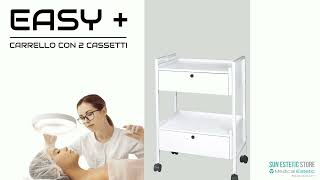 EASY CARRELLO ESTETICA 2 RIPANI CON 2 CASSETTI [upl. by Adolfo487]