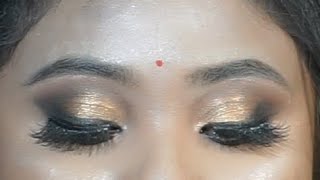 Indian bridal eye makeup  bridal makeup tutorial [upl. by Hamian]