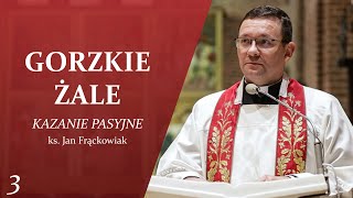 GORZKIE ŻALE  Kazanie Pasyjne  ks Jan Frąckowiak  3 [upl. by Berard345]