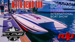 DCB M37R Miami Boat Show 2023  TEST RUN [upl. by Ynogoham]