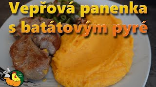 Vepřová panenka s batátovým pyré [upl. by Ilojne]