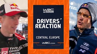 Day 3 Drivers Reaction  WRC Central European Rally 2023 [upl. by Farmann]