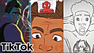 SpiderMan Across The Spiderverse Tiktok memes Spoilers [upl. by Ainahs]