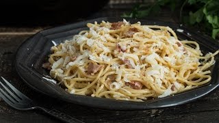 Spaghetti Carbonara Recipe [upl. by Nosredna]