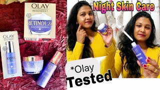 OLAY Regenerist Retinol 24 Serum amp Night Cream Review [upl. by Pickford]