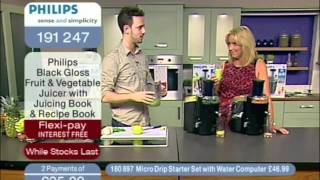 Philips Juicer on Ideal World TV [upl. by Kafka]