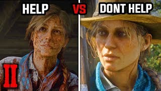 Sadie Wants Her Revenge Help vs Dont Help ALL CHOICES  Red Dead Redemption 2 [upl. by Chatav]