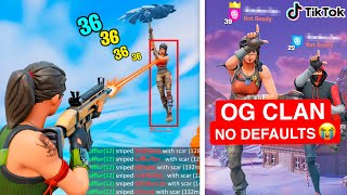 Exposing 100 TikTok Clans in Fornite [upl. by Aslin]