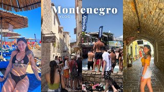 Backpacking IN Budva Montenegro Partying at Ploce Beach [upl. by Randell653]