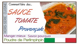 🇮🇹 Comment faire une SAUCE TOMATE provençale 🍴 tuto pas à pas en mode rapproché 🍅 [upl. by Yoral125]