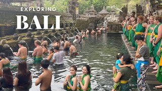 Vlog 100 BALI GOA GAJA TEMPLE PURA TIRTA EMPUL BALINESE DANCE  UBUD PALACE [upl. by Burchett]