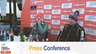 Press Conference Schonach Team Event 04032016 [upl. by Nomi637]